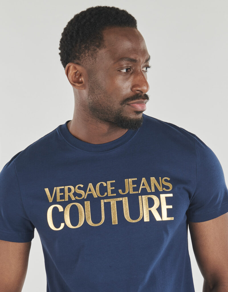 T-shirt Versace Jeans Couture 80GAHT00 Marine T-shirt maniche corte Uomo - 5