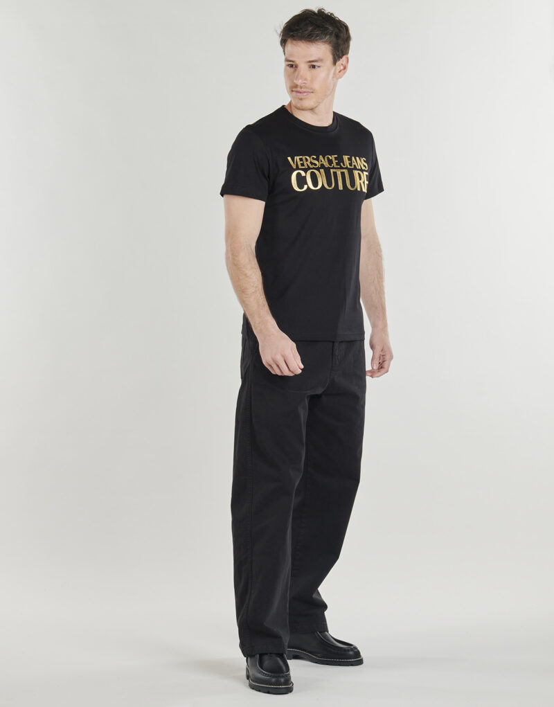 T-shirt Versace Jeans Couture 80GAHT00 Nero T-shirt maniche corte Uomo - 3