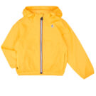 giacca a vento ragazzo K-Way LE VRAI PETIT CLAUDE 4.0 100 % NYLON RECYCLED Giallo giacca a vento Bambino - 1