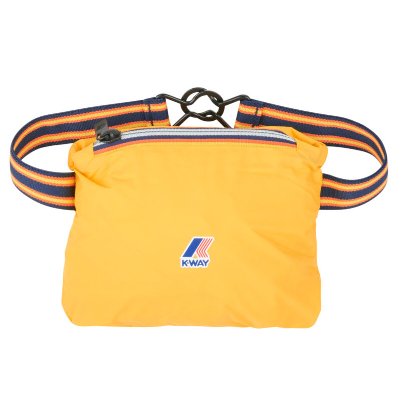giacca a vento ragazzo K-Way LE VRAI PETIT CLAUDE 4.0 100 % NYLON RECYCLED Giallo giacca a vento Bambino - 4