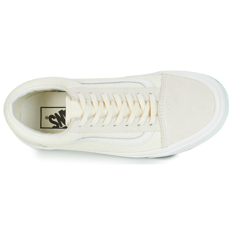 Vans OLD SKOOL Beige Sneakers basse Donna - 6