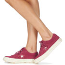 Converse  ONE STAR LOVE IN THE DETAILS SUEDE OX  Rosa -  Sneakers basse Donna - 8