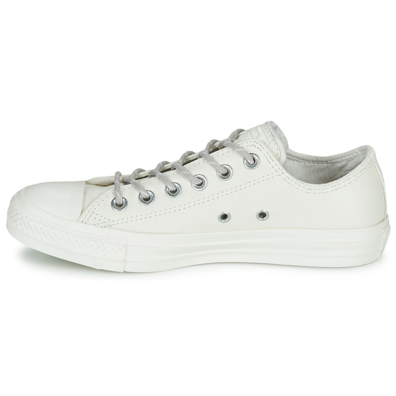 Converse CHUCK TAYLOR ALL STAR LEATHER OX Beige Sneakers basse Donna - 4