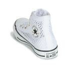 Converse CHUCK TAYLOR ALL STAR HANDMADE CROCHET HI Bianco Sneakers alte Donna - 5