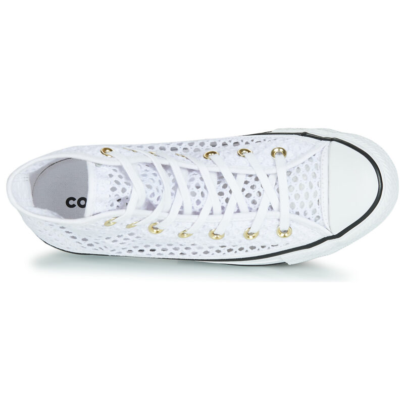 Converse CHUCK TAYLOR ALL STAR HANDMADE CROCHET HI Bianco Sneakers alte Donna - 6