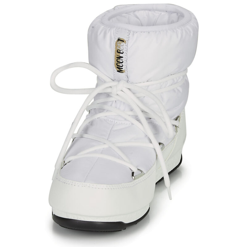 Moon Boot LOW NYLON WP 2 Bianco Scarpe da neve Donna - 3