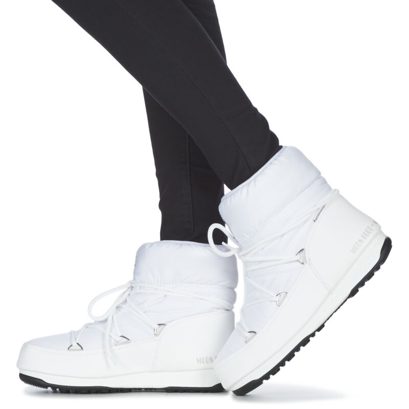 Moon Boot LOW NYLON WP 2 Bianco Scarpe da neve Donna - 8