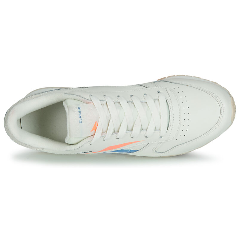 Reebok Classic CL LTHR Beige Sneakers basse Donna - 6