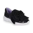 Irregular Choice Zapatillas bajas negras RAGTIME RUFFLES para mujer - 1