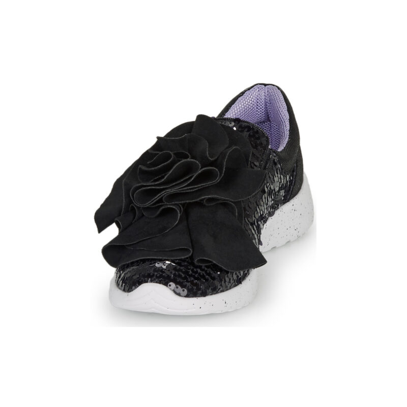 Irregular Choice Zapatillas bajas negras RAGTIME RUFFLES para mujer - 3