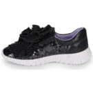 Irregular Choice Zapatillas bajas negras RAGTIME RUFFLES para mujer - 4