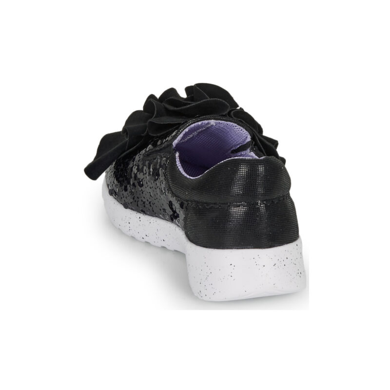 Irregular Choice Zapatillas bajas negras RAGTIME RUFFLES para mujer - 5