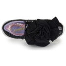 Irregular Choice Zapatillas bajas negras RAGTIME RUFFLES para mujer - 6