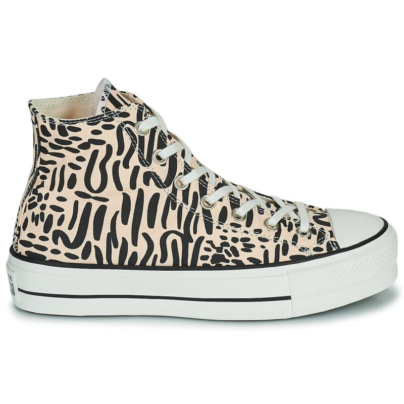 Converse CHUCK TAYLOR LIFT Noir Baskets Haute Femme - 2