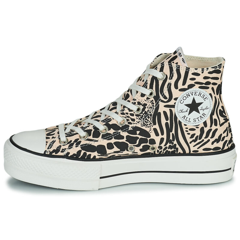 Converse CHUCK TAYLOR LIFT Noir Baskets Haute Femme - 4