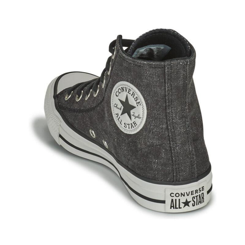 Converse CHUCK TAYLOR HI Nero Sneakers alte Donna - 5