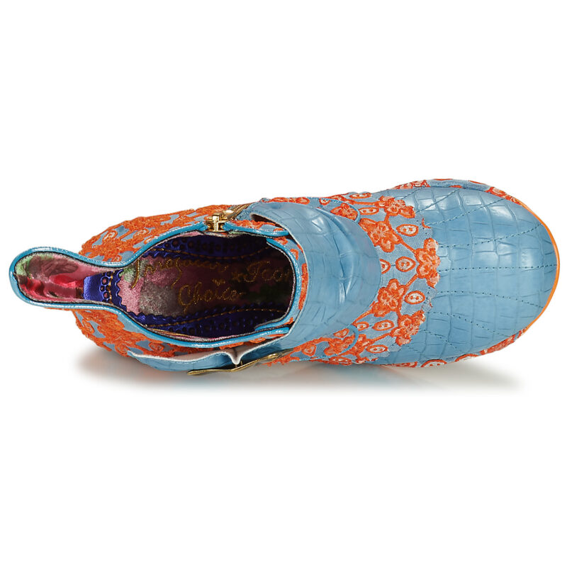 Irregular Choice  MIAOW  Blu -  Stivaletti Donna - 6