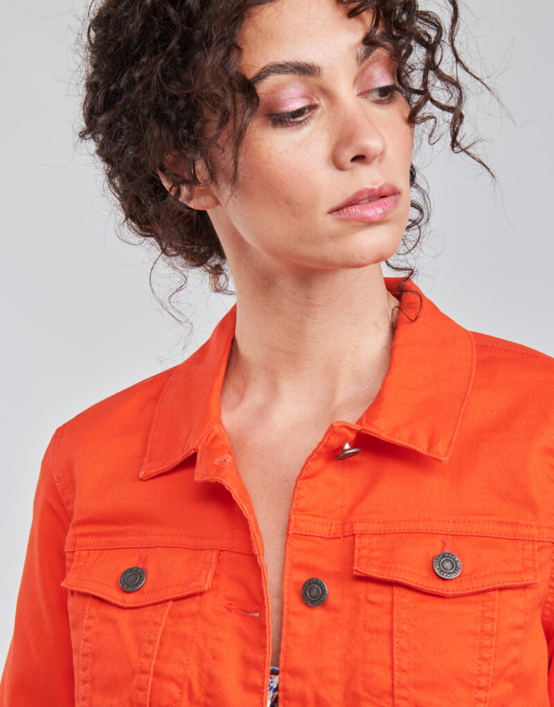 Giacca in jeans Noisy May NMDEBRA Rosso Giacche in jeans Donna - 5