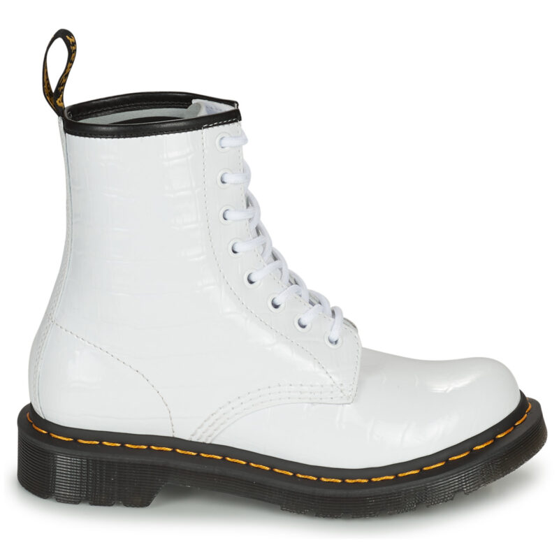 Dr. Martens 1460 W Bianco Stivaletti Donna - 2
