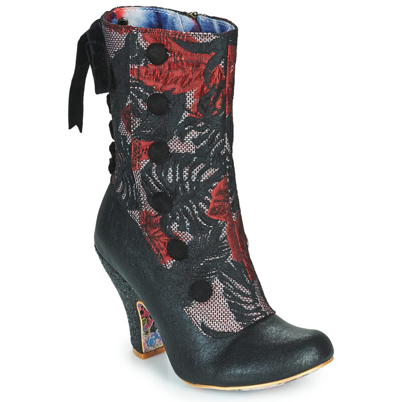 Irregular Choice Botines negros para mujer REINETTE - Talla 1