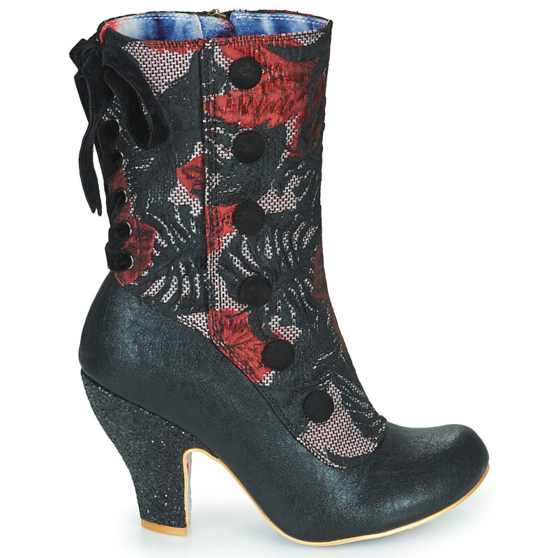 Irregular Choice Botines negros para mujer REINETTE - Talla 2