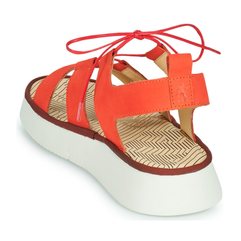 Fly London CAIO Rosso Sandali Donna - 5