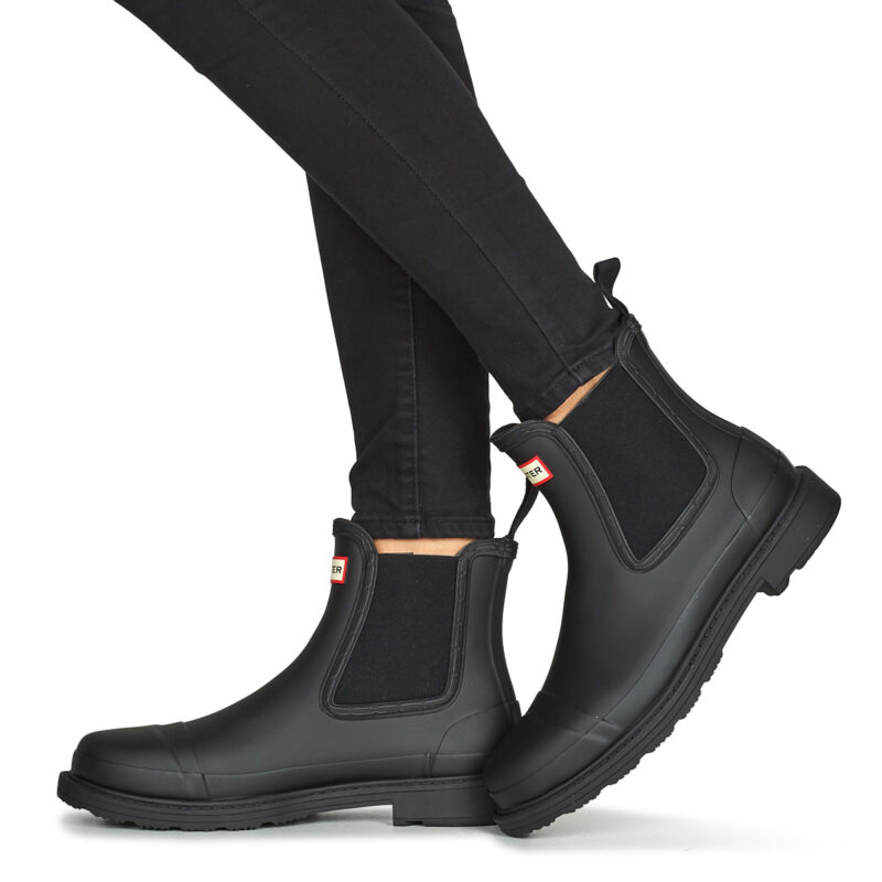 Hunter Commando Nero Stivaletti Donna - 8