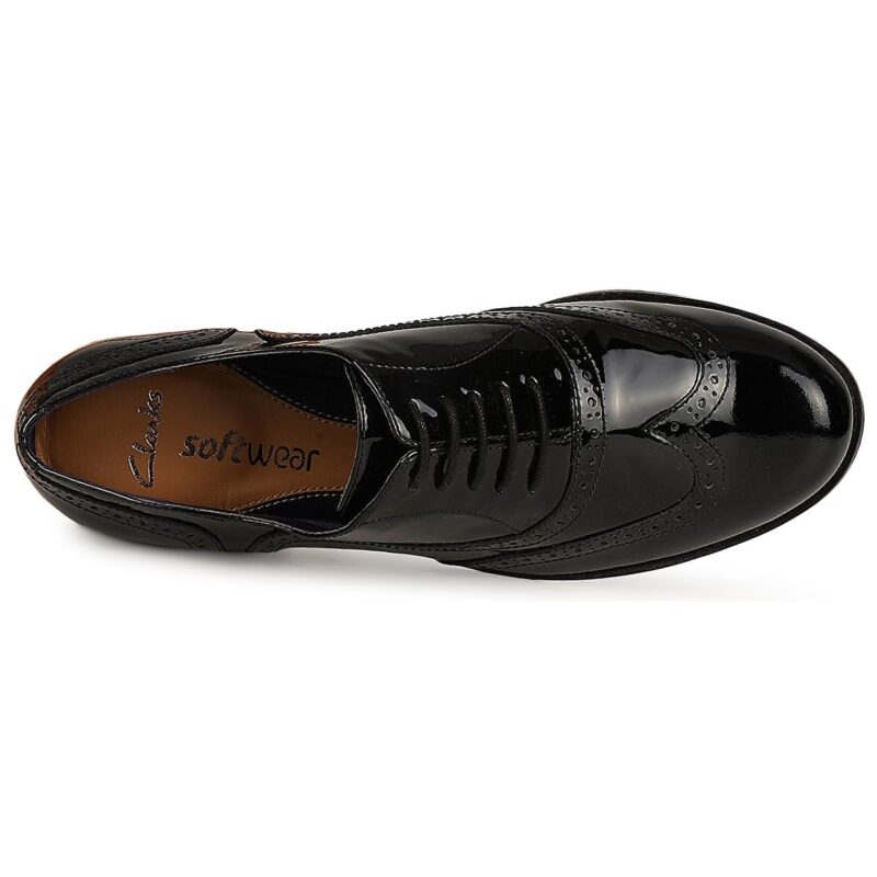 Clarks  HAMBLE OAK  Nero -  Derby Donna - 6