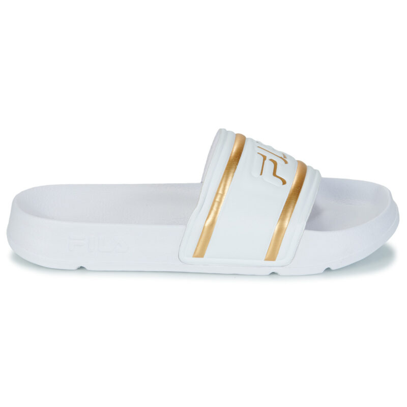 Fila MORRO BAY LOGO SLIPPER Bianco ciabatte Donna - 2