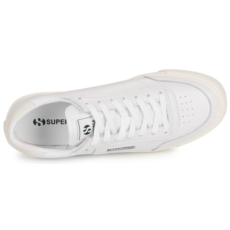 Superga  3843 NEW CLUB S UP COMFORT LEATHER  Bianco -  Sneakers basse Donna - 6