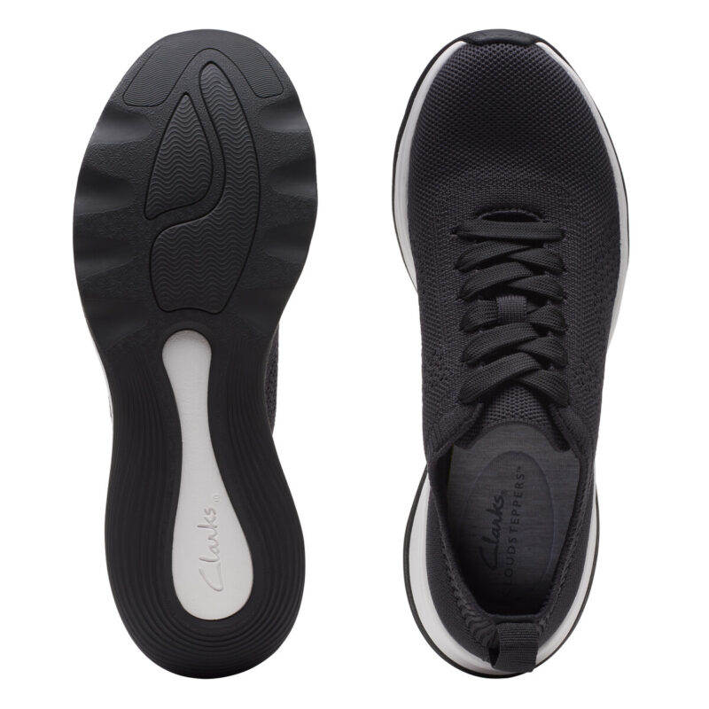 Clarks Baskets basses noires CIRCUIT TIE pour femmes - 5