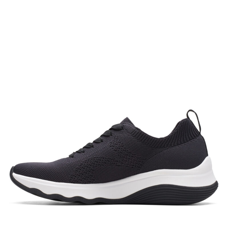 Clarks Baskets basses noires CIRCUIT TIE pour femmes - 7