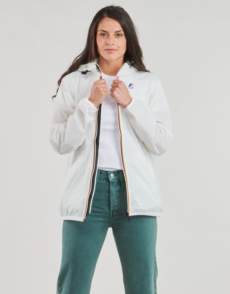 coupe-vent K-Way LE VRAI 4.0 CLAUDE 100% NYLON RECYCLED Blanc giacca a vento Donna - 2