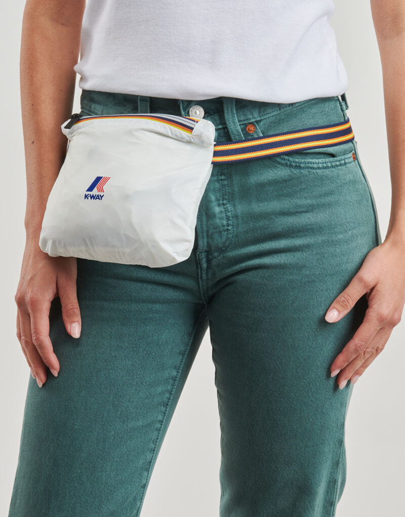 coupe-vent K-Way LE VRAI 4.0 CLAUDE 100% NYLON RECYCLED Blanc giacca a vento Donna - 7