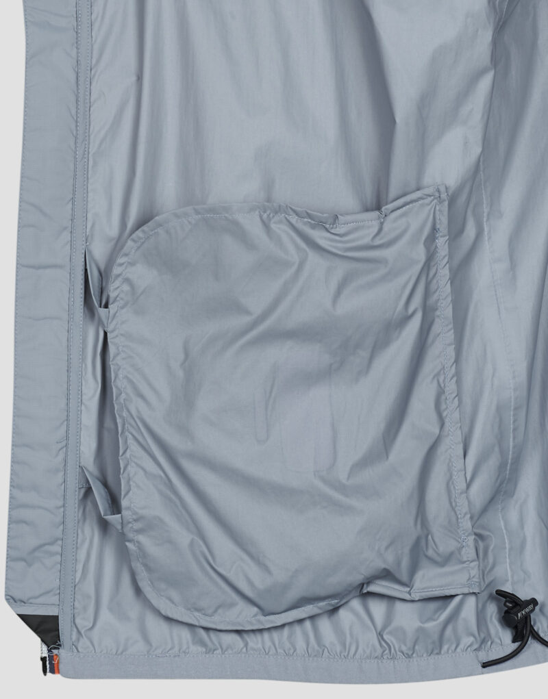 Wind Jacket K-Way THE VRAI 4.0 CLAUDE Gray Wind Jacket Woman - 7