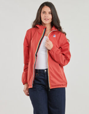 giacca a vento  K-Way  LE VRAI 4.0 CLAUDE 100% NYLON RECYCLED  Rosso -   giacca a vento Donna