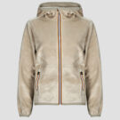 Felpa K-Way LILY VELOUR POLAR DOUBLE REVERSIBLE Beige Felpe Donna - 1