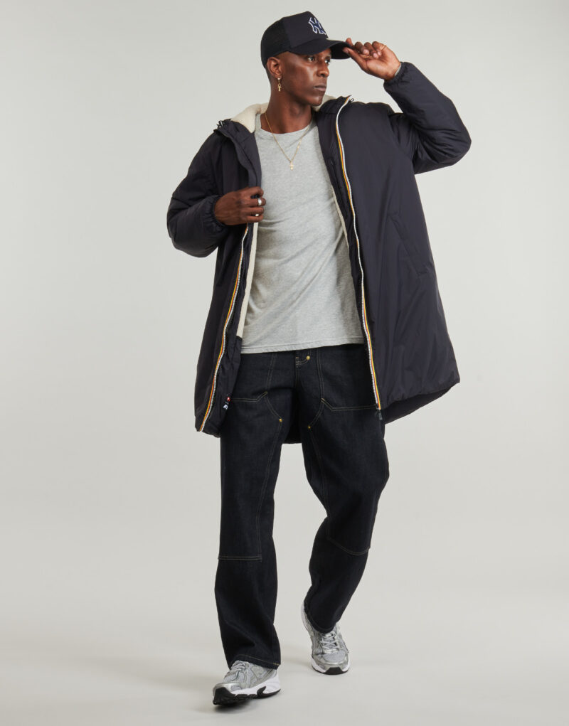 Parka  K-Way  LE VRAI 4.0 EIFFEL EAST ORSETTO  Nero -   Parka Donna - 2