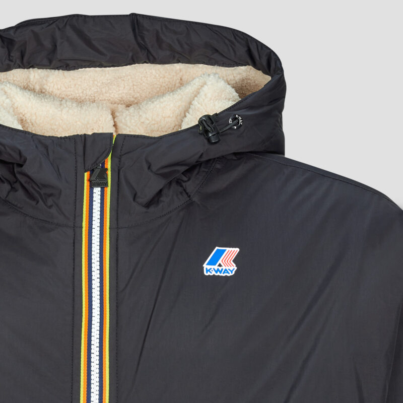 Parka  K-Way  LE VRAI 4.0 EIFFEL EAST ORSETTO  Nero -   Parka Donna - 8