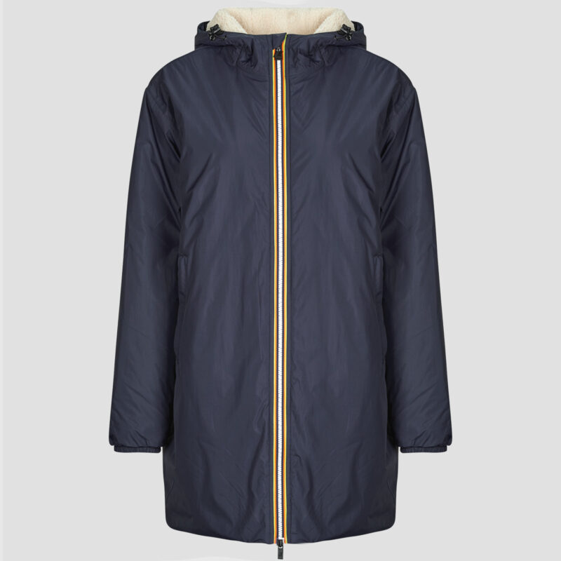 Parka  K-Way  LE VRAI 4.0 EIFFEL EAST ORSETTO  Blu -   Parka Donna - 1
