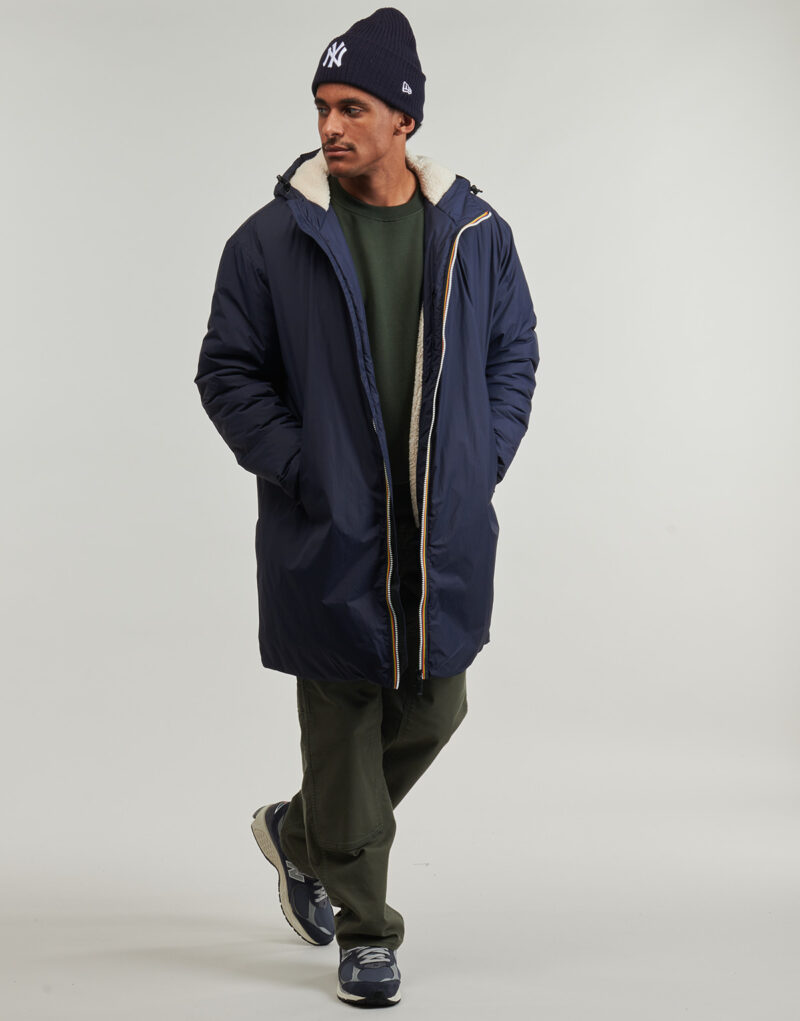 Parka  K-Way  LE VRAI 4.0 EIFFEL EAST ORSETTO  Blu -   Parka Donna - 2