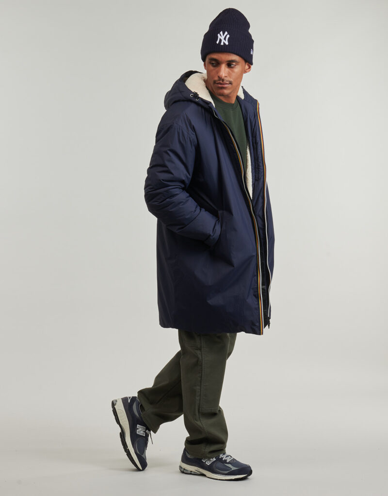 Parka  K-Way  LE VRAI 4.0 EIFFEL EAST ORSETTO  Blu -   Parka Donna - 3