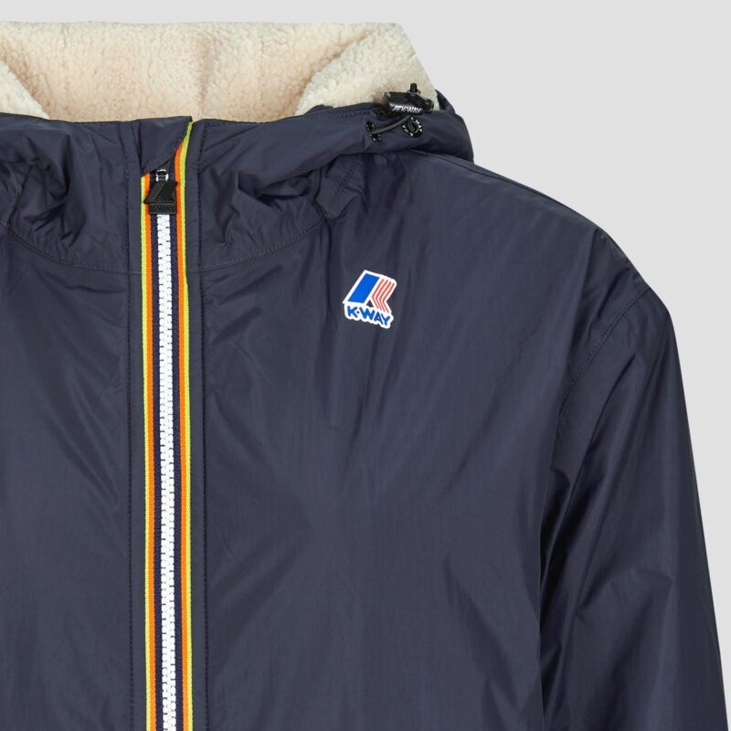 Parka  K-Way  LE VRAI 4.0 EIFFEL EAST ORSETTO  Blu -   Parka Donna - 8