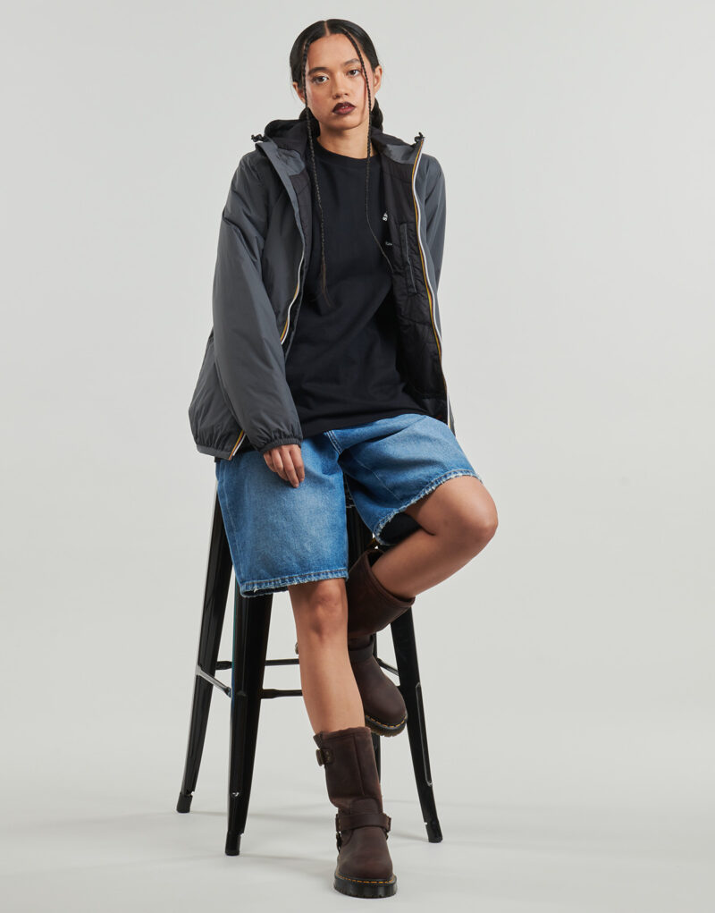 Giubbotto K-Way LE VRAI 4.0 CLAUDE WARM Grigio Giubbotti Donna - 4