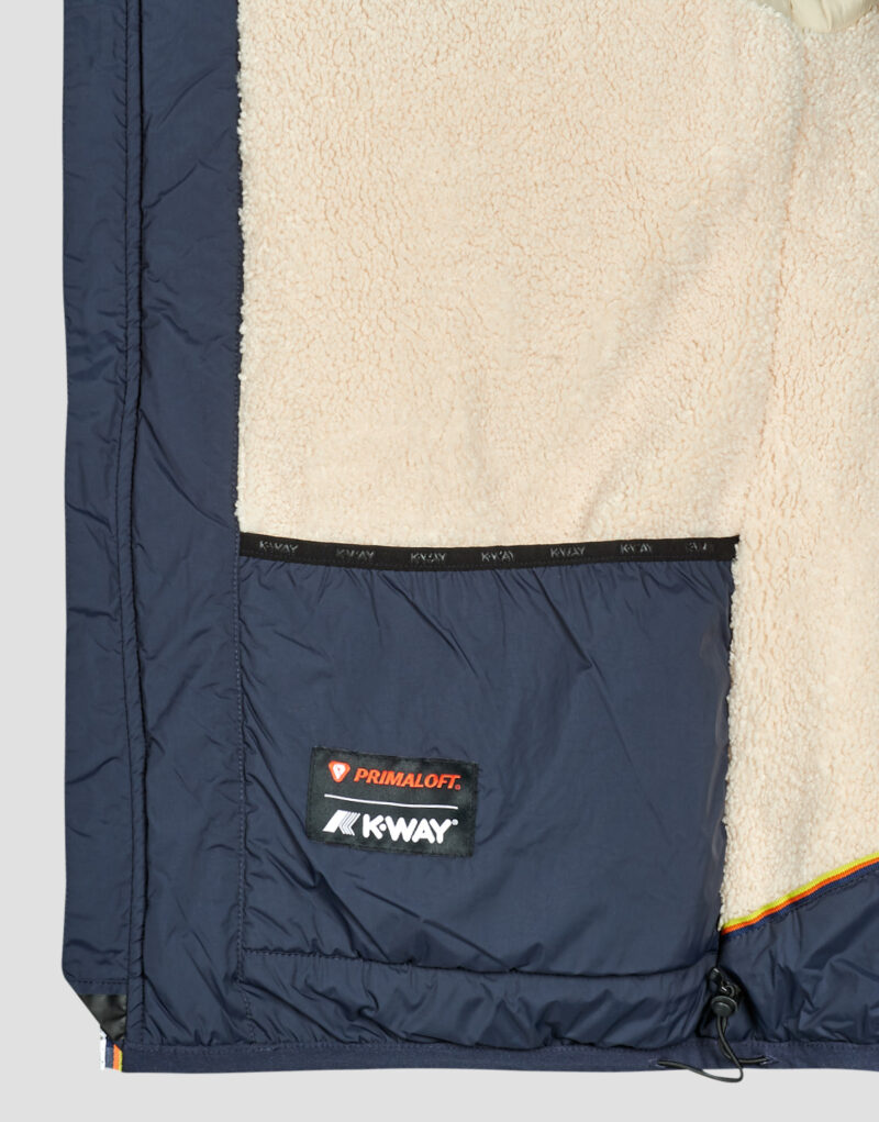 Giubbotto  K-Way  LE VRAI 4.0 CLAUDE ORSETTO  Blu -  Giubbotti Donna - 7