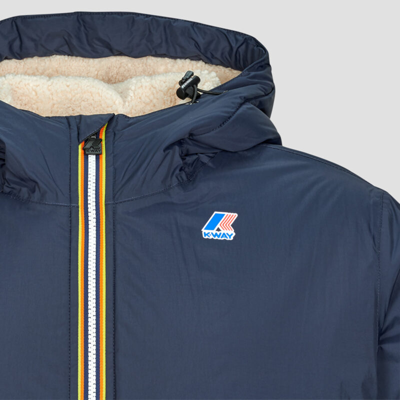 Giubbotto  K-Way  LE VRAI 4.0 CLAUDE ORSETTO  Blu -  Giubbotti Donna - 8