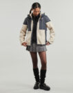 Giubbotto K-Way LE VRAI 4.0 SAMSON ORSETTO Grigio Giubbotti Donna - 2