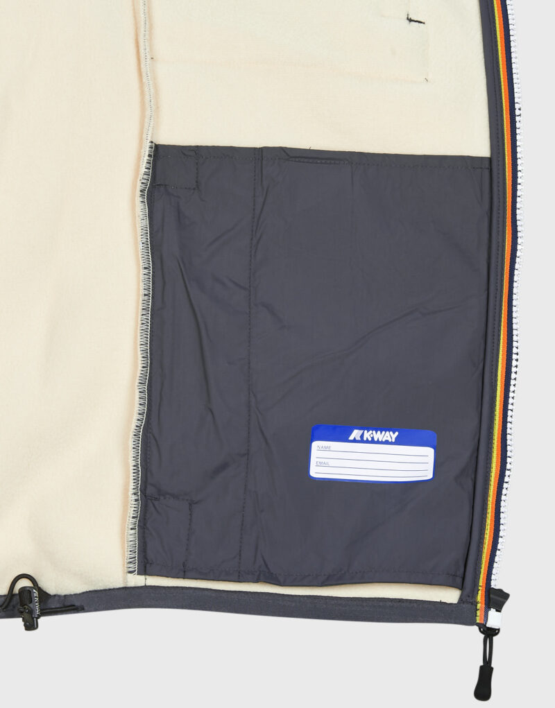 Giubbotto K-Way LE VRAI 4.0 SAMSON ORSETTO Grigio Giubbotti Donna - 7