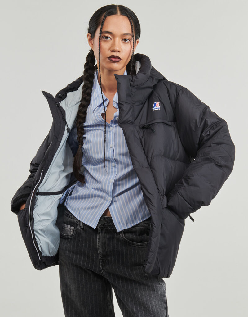 Piumino K-Way LE VRAI 4.0 AURELE HEAVY WARM Nero Piumini Donna - 4