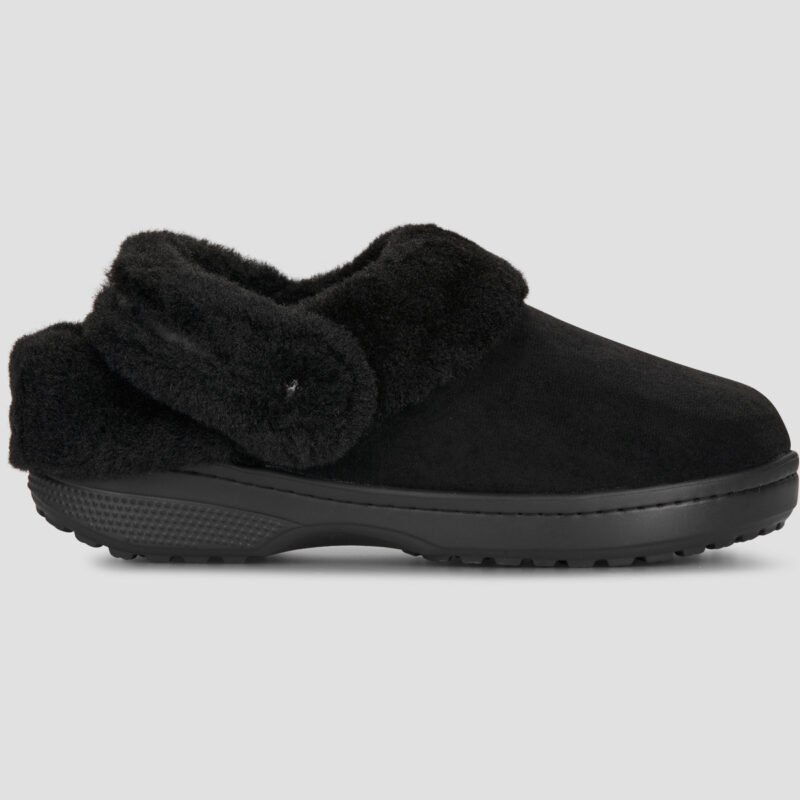 Crocs Cls Unfurgettable Sueded Clog Nero Pantofole Donna - 1